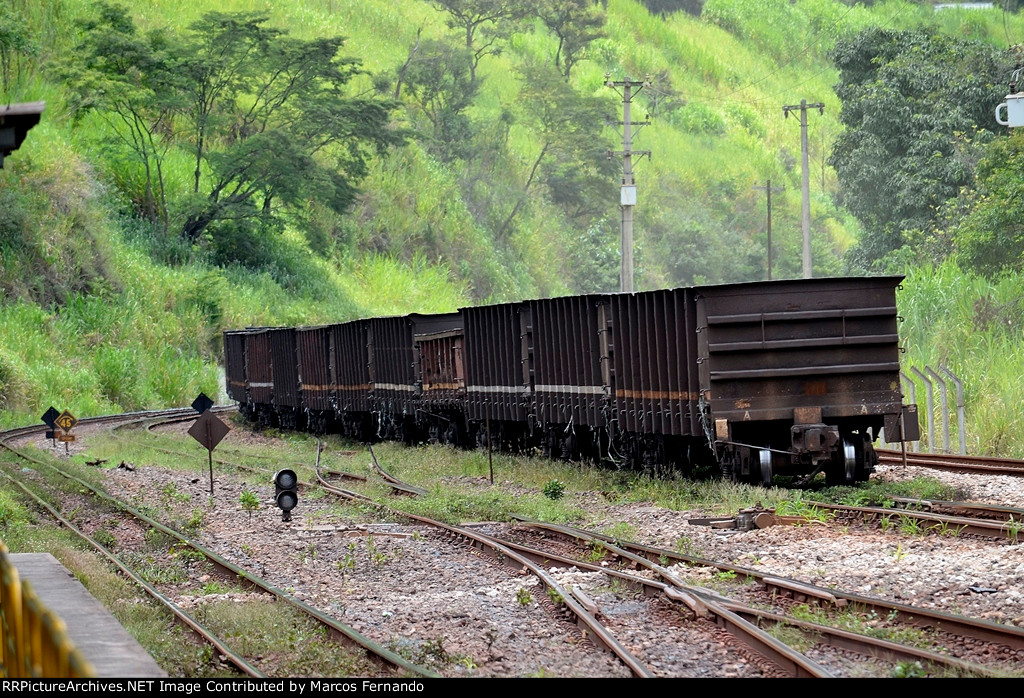 Calda de um trem de carga geral